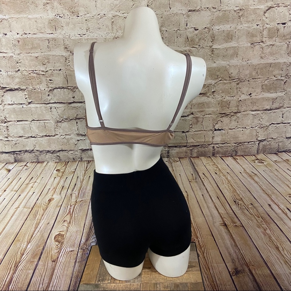 Express taupe adjustable strap bralette size small - Picture 10 of 12